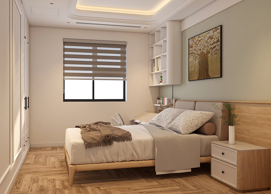Tận dụng ánh sáng tự nhiên cho phòng ngủ nhỏ
