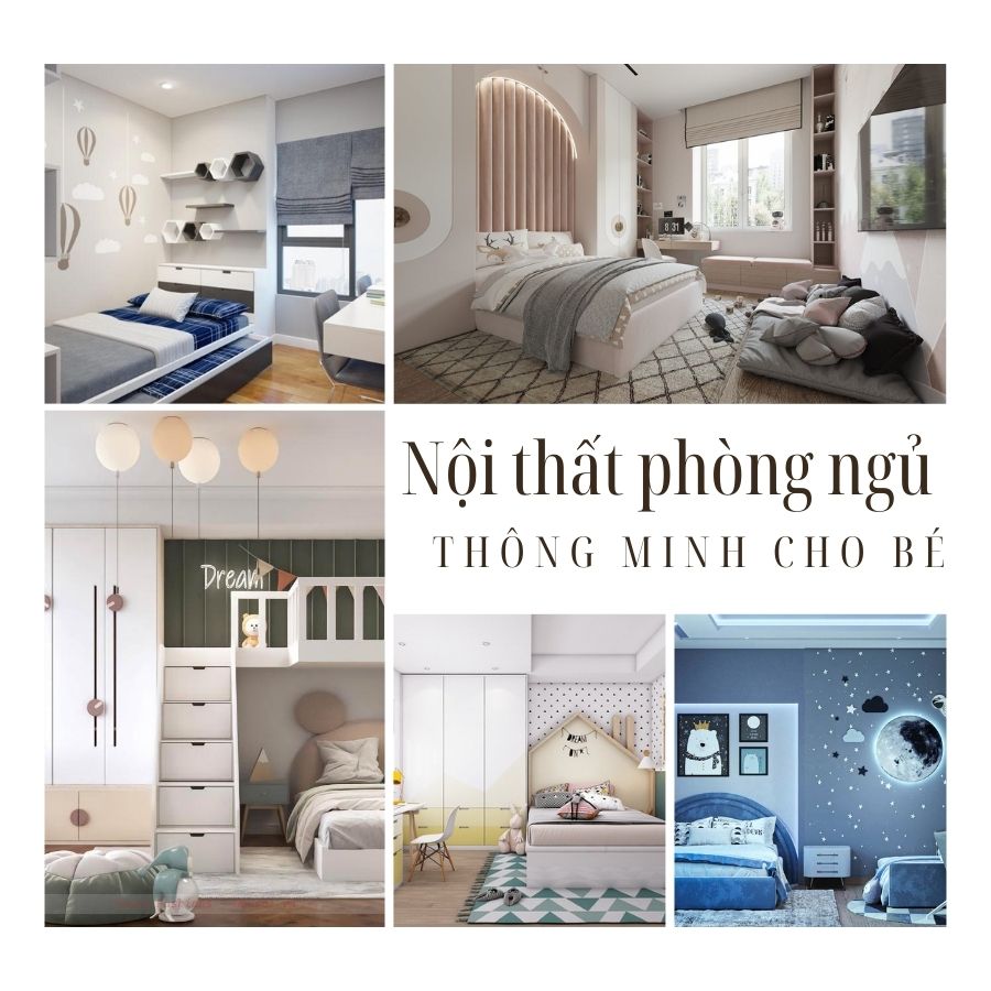 Nội thất thông minh cho phòng ngủ trẻ em