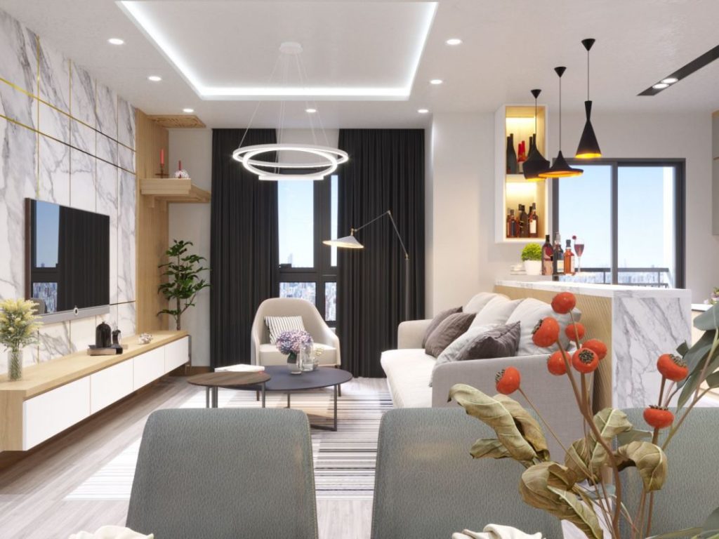5 quy tắc thiết kế nội thất chung cư đẹp