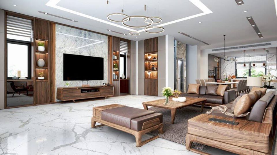 hiết kế thi công nội thất gỗ óc chó cho không gian nhà đẹp, đẳng cấp, mang đậm dấu ân riêng